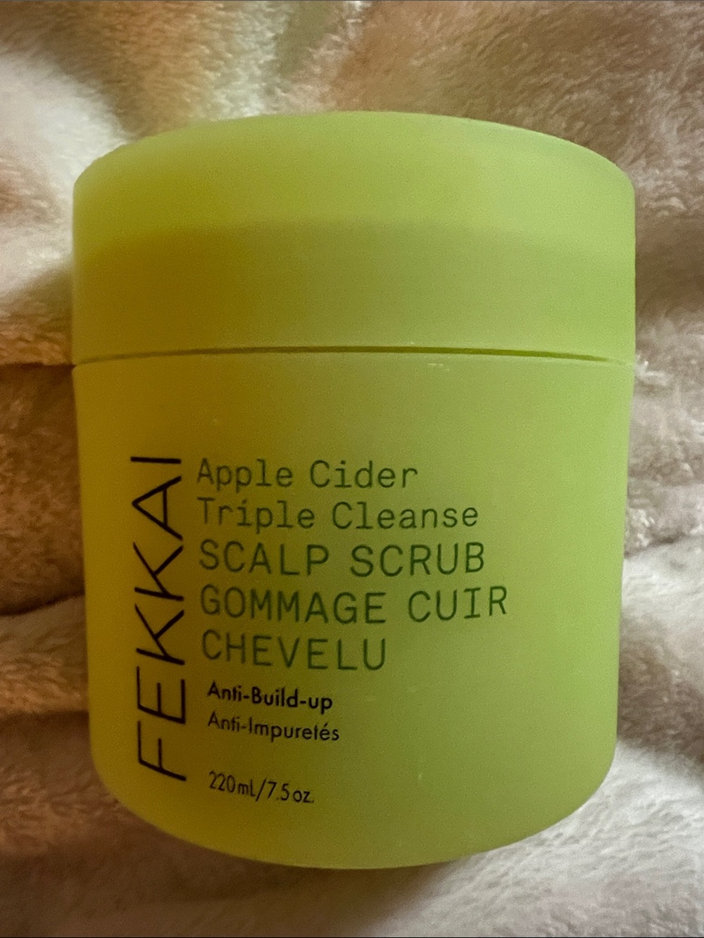 Fekkai Apple Cider Triple Cleanse Scalp Scrub — Lime Green